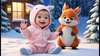 Happy Winter Animals | Fun Winter Learning & Action Video for Toddlers