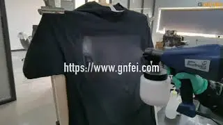 Process of pretreatment on dark t-shirt For DTG Printer Machine