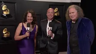 KITT WAKELEY, STARR PARODI, JEFF FAIR At 2023 GRAMMYs Backstage
