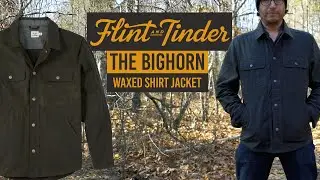 The Flint and Tinder Bighorn Waxed Shirt Jacket from Huckberry | The Perfect Grab and Go Waxed Layer