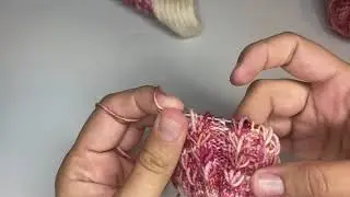 Dip Stitch (d3down) Tutorial- Chicken Scratch Socks