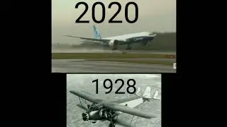 Evolution of boeing aircraft (1928-2020)