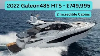Galeon Yachts 485HTS Sports Boat Tour & Review at a Boatshow - &pound;749,995