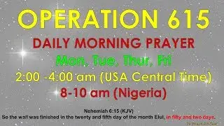 Operation 615 Morning Prayer Raid, June 1, 2018