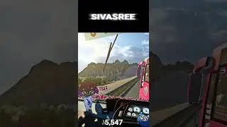 KERALA PRIVATE BUS VS KSRTC RACE IN DANGEROUS ROADS🔥😮ETS2 GAMEPLAY Indian Mods #shorts