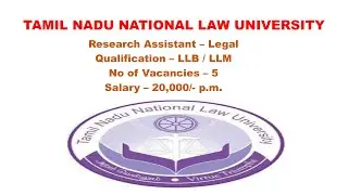 TAMIL NADU NATIONAL LAW UNIVERSITY