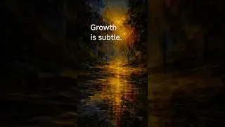 Growth is subtle. #Mr.Reimagine #awakening #innerjourney #slowliving