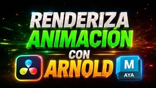 ▶Renderizar Animación con ARNOLD MAYA 2024