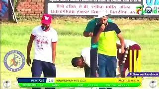 Big Name Deepu King Lefty (Rajasthan) Great Batting in Tennis Cricket Cosco Cricket Haibowal