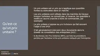 DCE - DPGF 02 Relation ouvrages forfaits