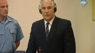 Prvo stupanje optuženog pred Sud - Mrkšić, Mile - 16. Maj 2002.