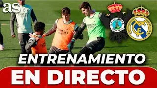 ENTRENAMIENTO, EN DIRECTO: PREVIO al TALAVERA DE LA REINA vs REAL MADRID de COPA DEL REY