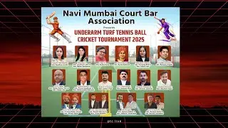 GROUND 01 | Navi Mumbai Court Bar Association - TURF TENNIS BALL CRICKET TOURNAMENT 2025