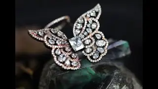 Butterfly Ring with Moving Wings Ring - RT-618