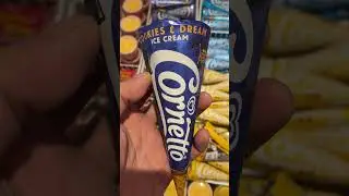 CORNETTO COOKIES & CREAM ICE CREAM #shorts #selecta