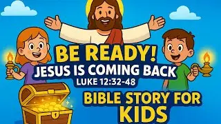Be Ready! Jesus is Coming Back | Luke 12 | Bible Story for Kids | Parable of the watchful servants