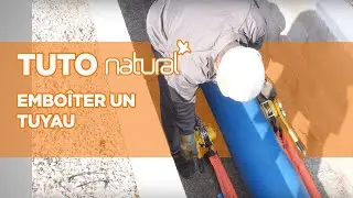 How to install NATURAL ductile iron pipe ? (with pull-lift)