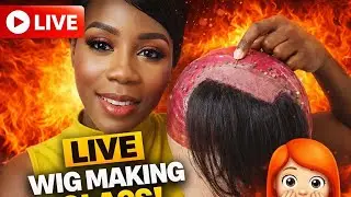 Wig Making 101: Hand-Tying a 4x2 Closure | Real-Time Tutorial part 6