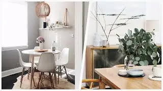 75 Scandinavian Dark Wood Floor Dining Room Design Ideas You'll Love 🪴