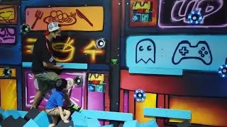 Vlog #22 Rush Action Park in Mall Of Qatar | Indoor Playground for kids | Zion And Zachy Adventure