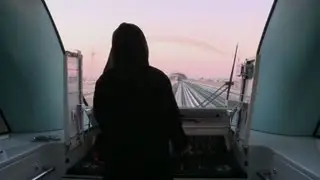 The Middle East's first female train driver