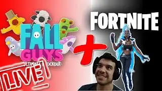 RUMO &Agrave; NV.39 NO FALL GUYS + QUASE FIM DOS DESAFIOS DA SEMANA 4 FORT! | LiVE[GRAVADA]MEIO a MEIO #42