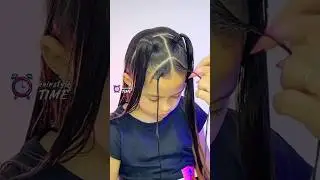 How to Do Mira&rsquo;s Hairstyle from K-Pop Demon Hunters 🤩 Kids hairstyle