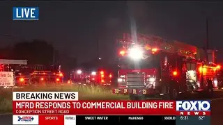 MFRD responds to commercial building fire at pallet company