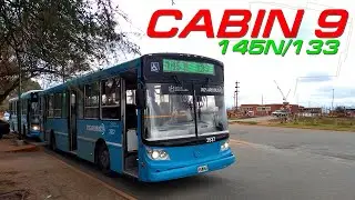 Linea 145N 133 Recorrido a CABIN 9 (Parte 1 - IDA)