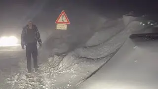 Kräftige SCHNEEFRONT erreicht Norden - teils extreme Schneeverwehungen