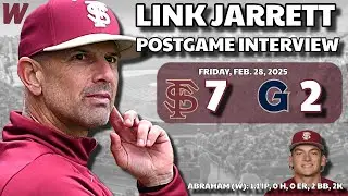 FSU Baseball | Link Jarrett postgame press conference | Florida State 7, Georgetown 2 #FSU