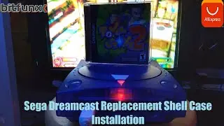 BitFunx Replacement Shell Case Installation | Sega Dreamcast (Translucent Blue)