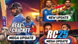 Real Cricket&trade;24 Mega Update | WCB2 New Update | Real Cricket 25 V.4 Update Full Review