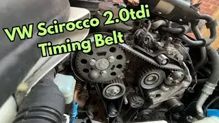 Замена ремня ГРМ на VW Scirocco 2.0tdi! Жизнь выездного автомеханика.