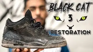 Restorations with Vick - Air Jordan Black Cat 3 Restoration