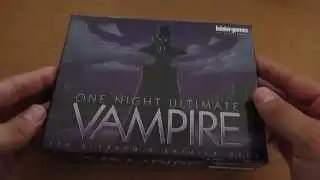 One Night Ultimate Vampire - Unboxing Kick Starter