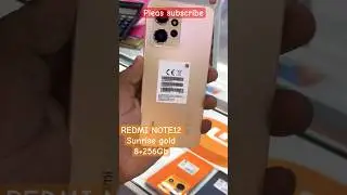 Redmi note12 8+256Gb sunrise gold🔥🔋#mobile#viral#shortvideo