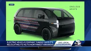 Electric vehicle company Canoo moving headquarters to Bentonville