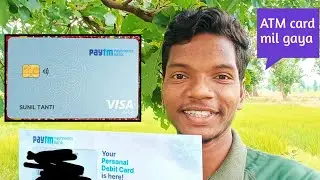 Finally I got my Paytm Visa International debit card