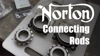 1972 Norton Commando Combat Rebuild (2) - fitting new crankshaft bearings & condrods