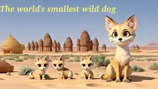 World&rsquo;s smallest wild dog: The Fennec Fox adventure: Kids Education and Learning.