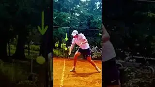 Slice your backhand like Roger Federer the wizard. #slicebackhand #federer #tennistechnique #tennis