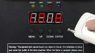 U'King 700W Cold Sparks Machine with Flightcase Indoor/Outdoo