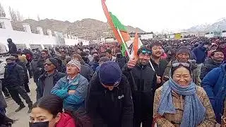 LEH CHALO ANDHOlAN | People Starts Gathering For Peace March In LEH LADAKH February 3, 2024📢