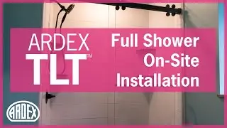 ARDEX TLT&trade; Shower w/ SystemOne Installation | Down Home Contracting