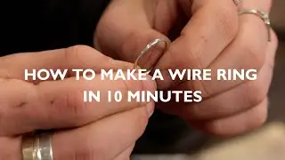 How to Make a Handmade Ring in 10 Minutes I Beginner Jewellery Making DIY Tutorial