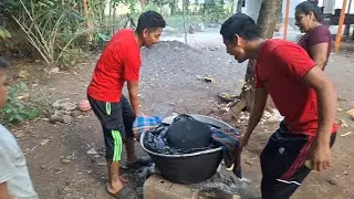 Amilcar y  Agustín Casi Botan la olla Del tamal😱mari Asustada Se Quedan sin comida  