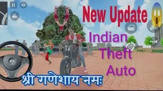 Franklin New Update 😱 Shree Ganesh Statue In Garden 🙏Indian Theft Auto 🪟#indiantheftauto 