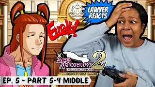 Turnabout for the Ages 5-4 - Ace Attorney Investigations 2: Prosecutor's Gambit | Real Lawyer Reacts