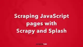 Scraping JavaScript pages with Scrapy and Splash